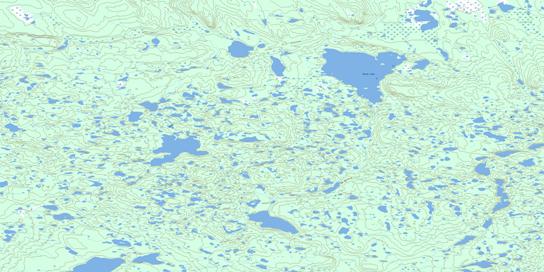 Burnt Lake Topo Map 106P08 at 1:50,000 scale - National Topographic System of Canada (NTS) - Toporama map
