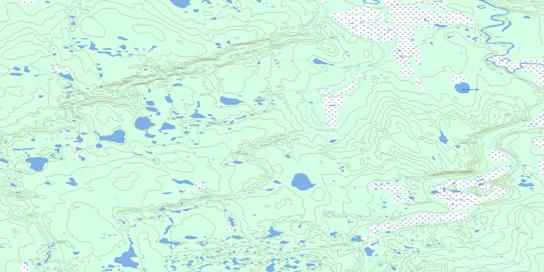 Big Grass Lake Topo Map 106P10 at 1:50,000 scale - National Topographic System of Canada (NTS) - Toporama map