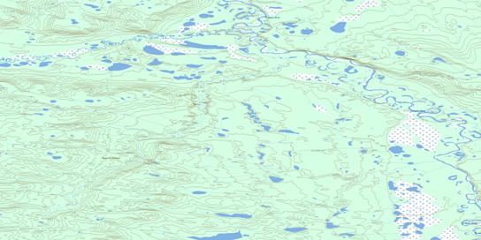 No Title Topo Map 106P13 at 1:50,000 scale - National Topographic System of Canada (NTS) - Toporama map