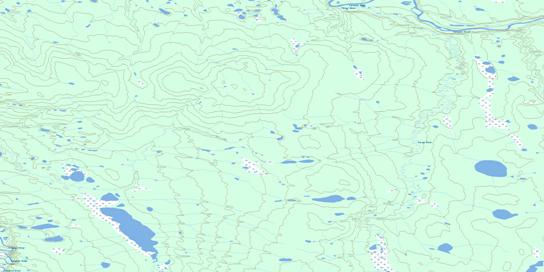 Yatage River Topo Map 106P14 at 1:50,000 scale - National Topographic System of Canada (NTS) - Toporama map