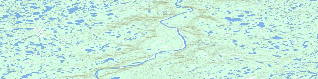 Big Grassy Lake Topo Map 107A09 at 1:50,000 scale - National Topographic System of Canada (NTS) - Toporama map