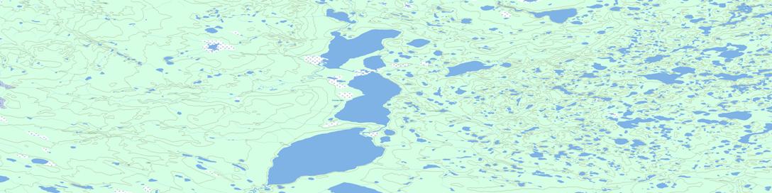 Crossley Lakes Topo Map 107A10 at 1:50,000 scale - National Topographic System of Canada (NTS) - Toporama map