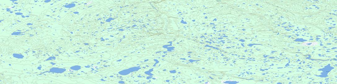 Shim Lake Topo Map 107A15 at 1:50,000 scale - National Topographic System of Canada (NTS) - Toporama map