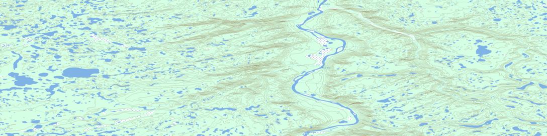 No Title Topo Map 107A16 at 1:50,000 scale - National Topographic System of Canada (NTS) - Toporama map