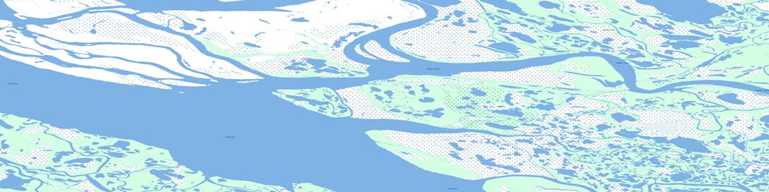 Shallow Bay Topo Map 107B13 at 1:50,000 scale - National Topographic System of Canada (NTS) - Toporama map