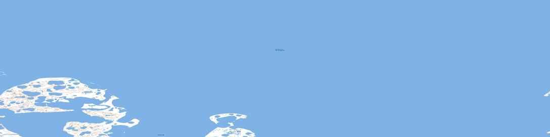 Kidluit Bay Topographic map 107C10 at 1:50,000 Scale
