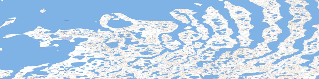 No Title Topo Map 107D05 at 1:50,000 scale - National Topographic System of Canada (NTS) - Toporama map
