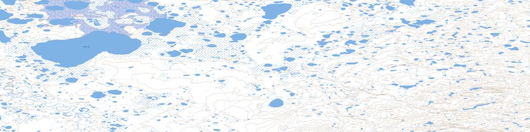 Kaglik Lake Topographic map 107D07 at 1:50,000 Scale