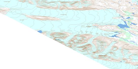 Battle Glacier Topographic map 114O09 at 1:50,000 Scale