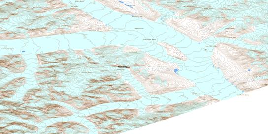 Grand Pacific Glacier Topo Map 114P03 at 1:50,000 scale - National Topographic System of Canada (NTS) - Toporama map