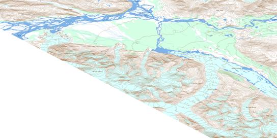 Konamoxt Glacier Topographic map 114P05 at 1:50,000 Scale