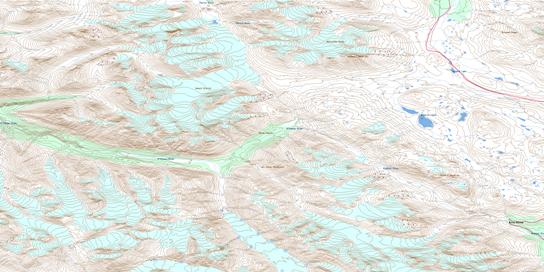 Nadahini Creek Topo Map 114P10 at 1:50,000 scale - National Topographic System of Canada (NTS) - Toporama map