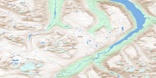 Ark Mountain Topographic map 115A01 at 1:50,000 Scale