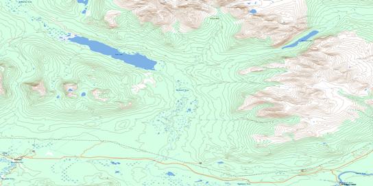 Champagne Topographic map 115A16 at 1:50,000 Scale