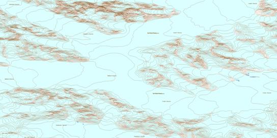 Ulu Mountain Topographic map 115B02 at 1:50,000 Scale