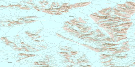 No Title Topo Map 115B11 at 1:50,000 scale - National Topographic System of Canada (NTS) - Toporama map