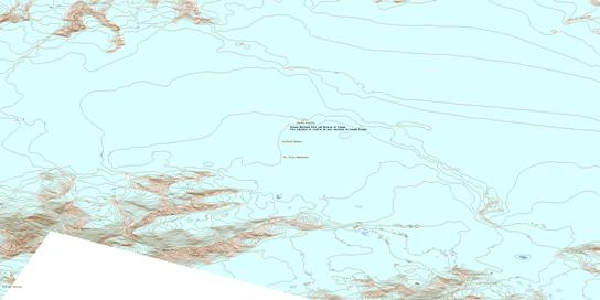Corwin Cliffs Topographic map 115C08 at 1:50,000 Scale