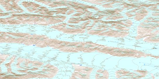 Mount Yukon Topographic map 115C15 at 1:50,000 Scale