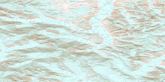 Mount Steele Topographic map 115F01 at 1:50,000 Scale