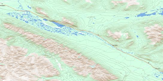 Koidern Topo Map 115F16 at 1:50,000 scale - National Topographic System of Canada (NTS) - Toporama map