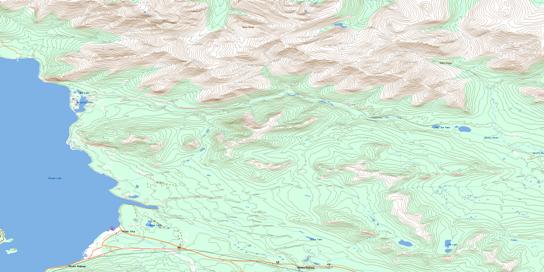 Cultus Creek Topo Map 115G01 at 1:50,000 scale - National Topographic System of Canada (NTS) - Toporama map