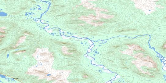 Tom Murray Creek Topo Map 115G13 at 1:50,000 scale - National Topographic System of Canada (NTS) - Toporama map