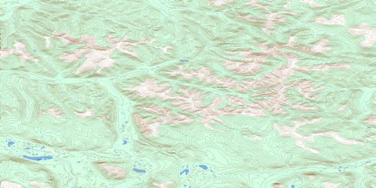 Kiyera Lake Topographic map 115G15 at 1:50,000 Scale