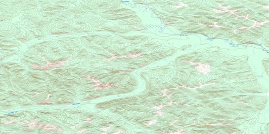 Rhyolite Creek Topo Map 115G16 at 1:50,000 scale - National Topographic System of Canada (NTS) - Toporama map