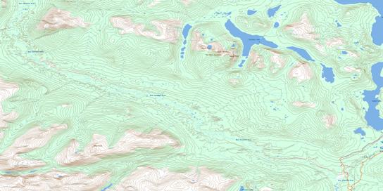 Ittlemit Lake Topo Map 115H03 at 1:50,000 scale - National Topographic System of Canada (NTS) - Toporama map