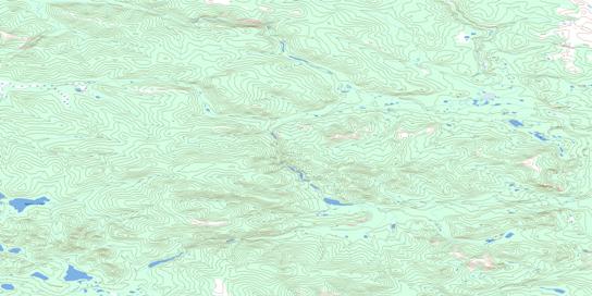 Macintosh Lake Topo Map 115H10 at 1:50,000 scale - National Topographic System of Canada (NTS) - Toporama map