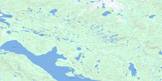 Tlansanlin Creek Topo Map 115H11 at 1:50,000 scale - National Topographic System of Canada (NTS) - Toporama map