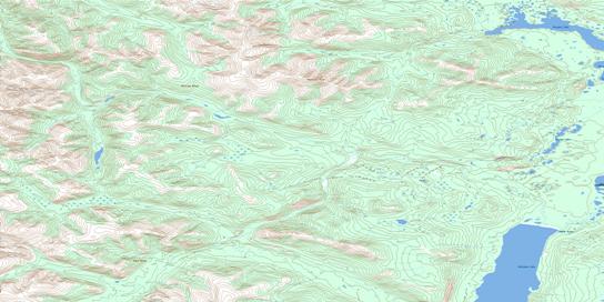 Albert Creek Topographic map 115H12 at 1:50,000 Scale