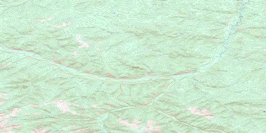 Stoddart Creek Topo Map 115I06 at 1:50,000 scale - National Topographic System of Canada (NTS) - Toporama map
