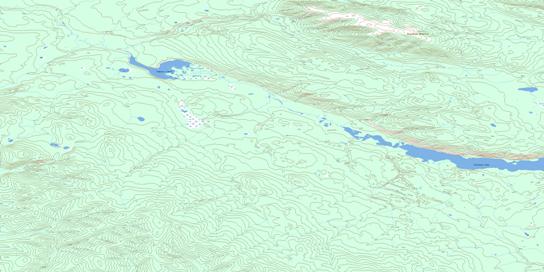 Ptarmigan Mountain Topographic map 115I09 at 1:50,000 Scale