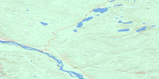 Minto Topo Map 115I10 at 1:50,000 scale - National Topographic System of Canada (NTS) - Toporama map