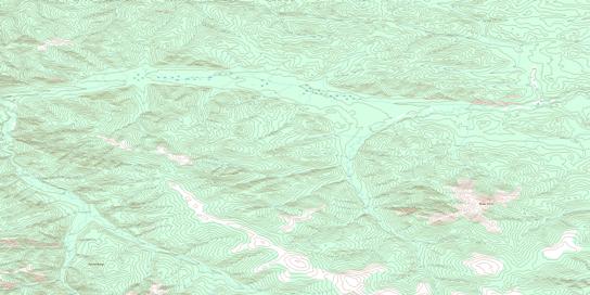 Wolverine Creek Topographic map 115I12 at 1:50,000 Scale