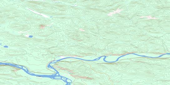 Volcano Mountain Topographic map 115I14 at 1:50,000 Scale