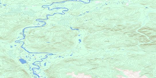 Mackinnon Creek Topo Map 115J04 at 1:50,000 scale - National Topographic System of Canada (NTS) - Toporama map
