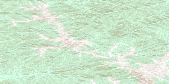 Home Creek Topographic map 115J13 at 1:50,000 Scale