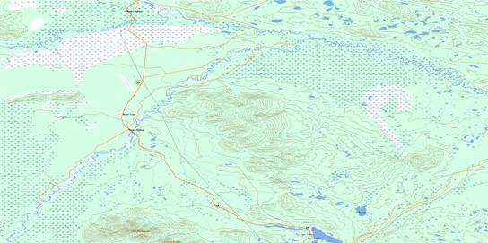 Enger Creek Topo Map 115K07 at 1:50,000 scale - National Topographic System of Canada (NTS) - Toporama map