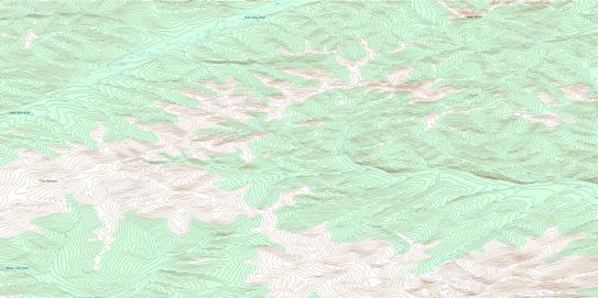 Crag Mountain Topographic map 115N15 at 1:50,000 Scale