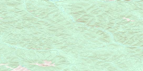 Pyroxene Mountain Topographic map 115O01 at 1:50,000 Scale