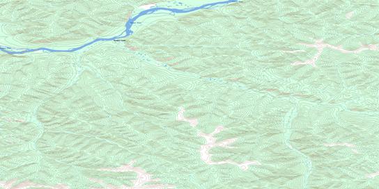 Scroggie Creek Topo Map 115O02 at 1:50,000 scale - National Topographic System of Canada (NTS) - Toporama map