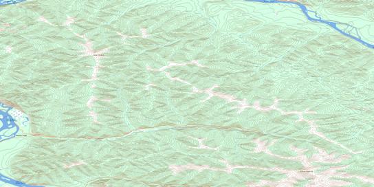 Thistle Creek Topographic map 115O03 at 1:50,000 Scale