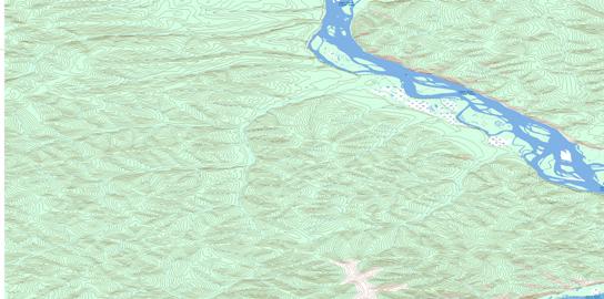Excelsior Creek Topo Map 115O05 at 1:50,000 scale - National Topographic System of Canada (NTS) - Toporama map