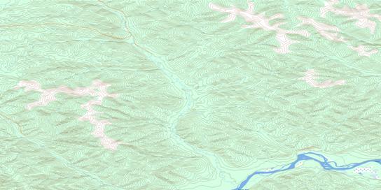 Black Hills Creek Topo Map 115O07 at 1:50,000 scale - National Topographic System of Canada (NTS) - Toporama map