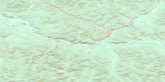 Granville Topographic map 115O10 at 1:50,000 Scale
