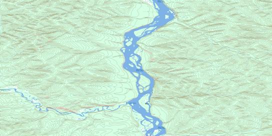 Ogilvie Topo Map 115O12 at 1:50,000 scale - National Topographic System of Canada (NTS) - Toporama map