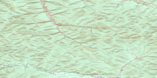 Grand Forks Topographic map 115O14 at 1:50,000 Scale
