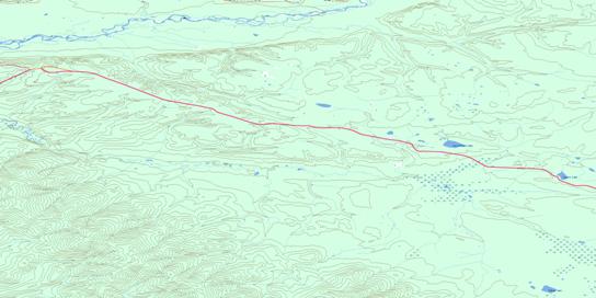Medrick Creek Topographic map 115O16 at 1:50,000 Scale